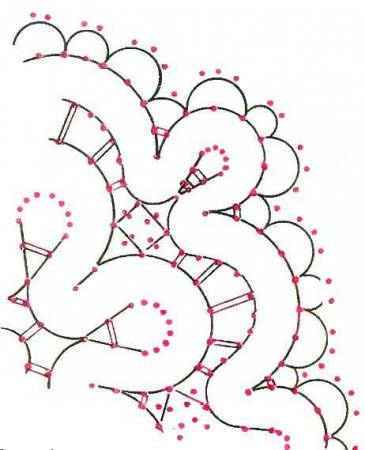 Коклюшки. Сувенир «Цветок»