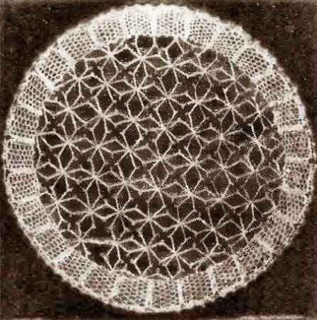 Коклюшки. Салфеточка сувенирная №1