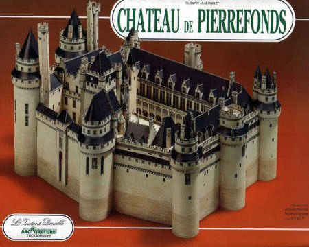Модели из бумаги. Замок Chateau de Pierrefonds.