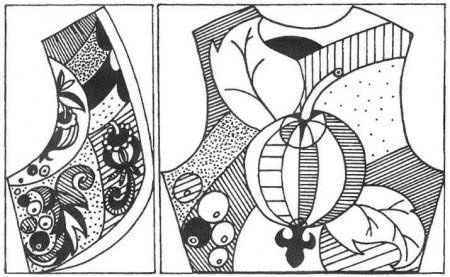 Изготовление и роспись жилета холодным батиком.
