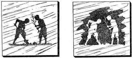 Различные виды выжигания.