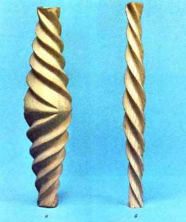 Винт на конусной заготовке