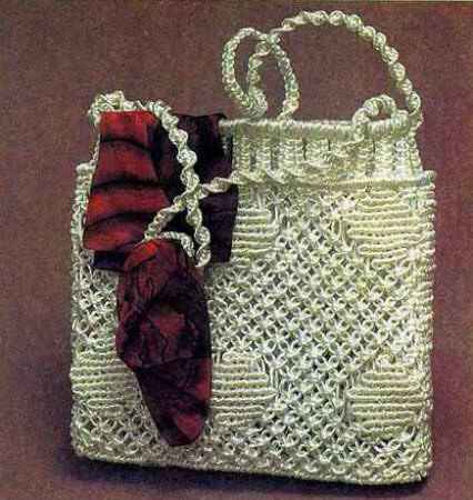 Макраме. Сумочки на длинном ремешке