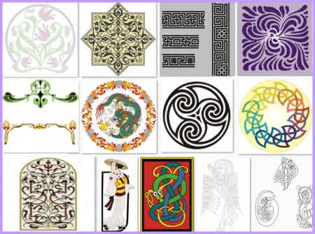 Декоративные, кельтские и геральдические орнаменты
