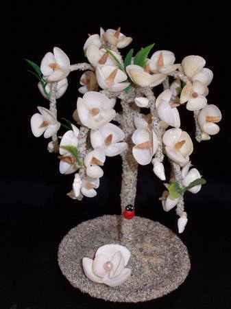 Мастер-класс. Деревья из морских ракушек.