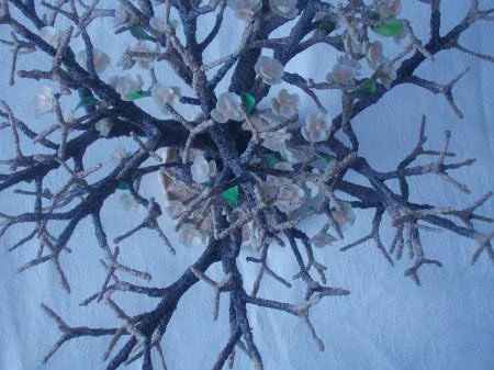 Мастер-класс деревья из морских ракушек, окончание