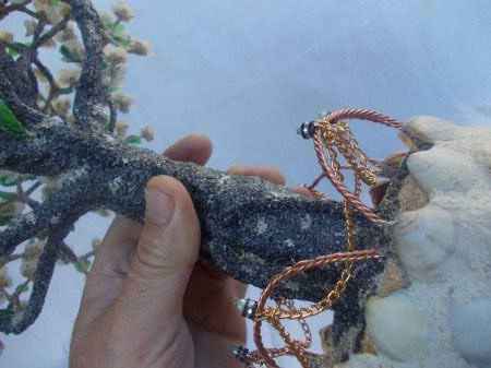 Мастер-класс деревья из морских ракушек, окончание