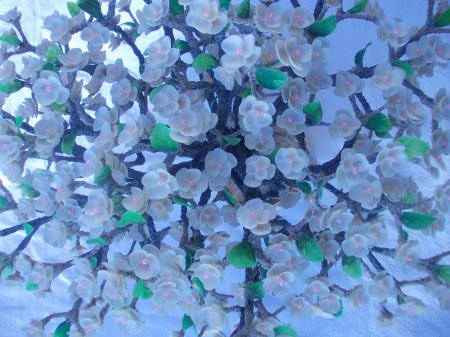 Мастер-класс деревья из морских ракушек, окончание