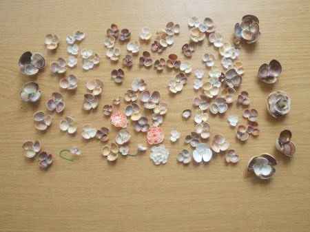 Мастер-класс деревья из морских ракушек, окончание