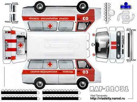 Автосалон из бумаги