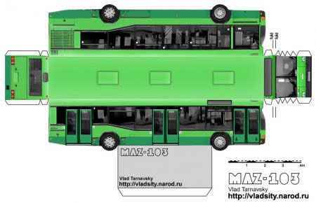 Автосалон из бумаги