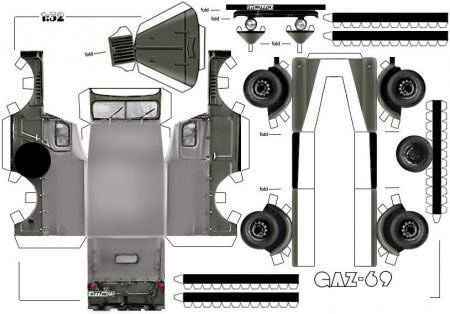 Автосалон из бумаги