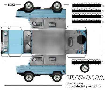 Автосалон из бумаги