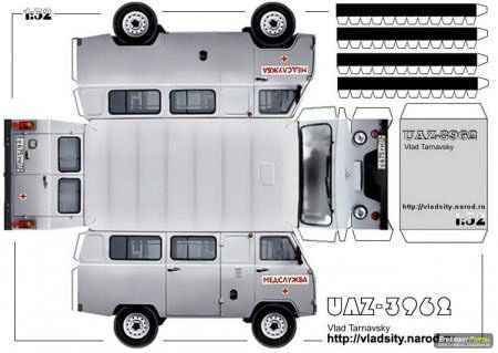 Автосалон из бумаги