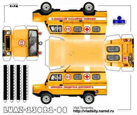 Автосалон из бумаги