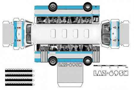 Автосалон из бумаги