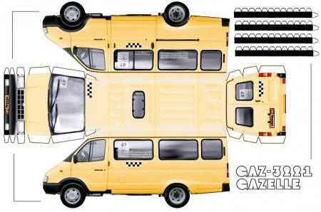 Автосалон из бумаги