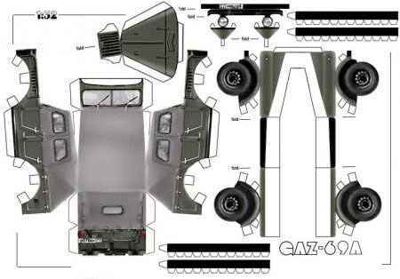 Автосалон из бумаги