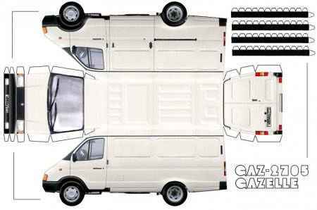 Автосалон из бумаги