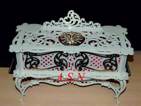 Шкатулка из молочного оргстекла