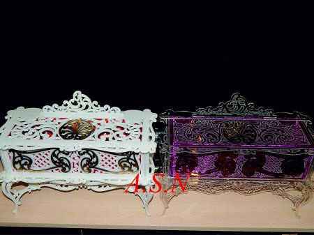 Шкатулка из молочного оргстекла