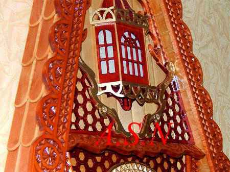 Часы из школьных деревянных линеек