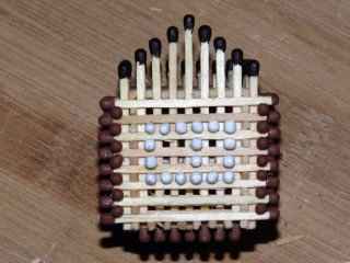 Домик из спичек без клея