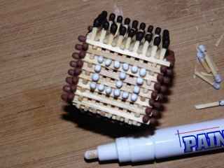 Домик из спичек без клея