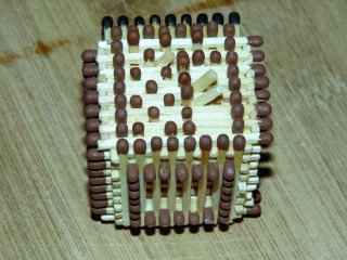 Домик из спичек без клея