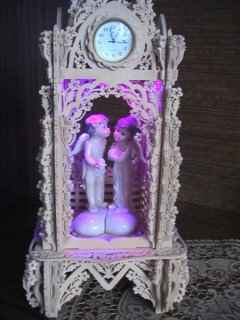 Настольный часы-ночник