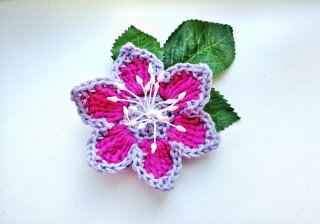 Цветы крючком