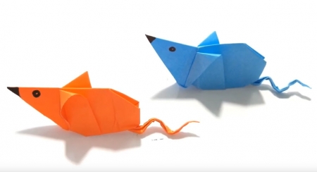 Крыска оригами