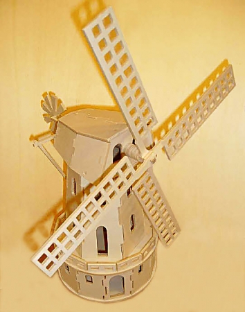 Ветряная мельница из фанеры