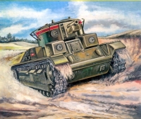 Танк T-28 Модель из бумаги